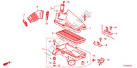 LUCHTFILTER(DIESEL) voor Honda ACCORD TOURER 2.2 ELEGANCE 5 deuren 5-traps automatische versnellingsbak 2012