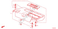 MOTOR AFDEKKING(DIESEL) voor Honda ACCORD TOURER 2.2 EX 5 deuren 6-versnellings handgeschakelde versnellingsbak 2012