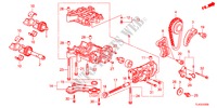 OLIEPOMP(DIESEL) voor Honda ACCORD TOURER 2.2 EX 5 deuren 6-versnellings handgeschakelde versnellingsbak 2012