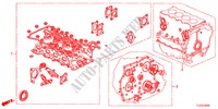 PAKKINGPAKKET(DIESEL) voor Honda ACCORD TOURER 2.2 EXECUTIVE 5 deuren 5-traps automatische versnellingsbak 2012