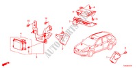 RADAR/LKAS voor Honda ACCORD TOURER 2.2 EXECUTIVE 5 deuren 6-versnellings handgeschakelde versnellingsbak 2012