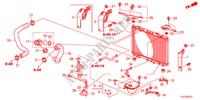 RADIATOR SLANG/RESERVETANK(DIESEL) voor Honda ACCORD TOURER 2.2 EXECUTIVE-H 5 deuren 6-versnellings handgeschakelde versnellingsbak 2012