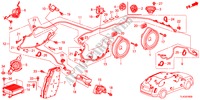 RADIO ANTENNE/LUIDSPREKER(LH) voor Honda ACCORD TOURER 2.2 EXECUTIVE 5 deuren 6-versnellings handgeschakelde versnellingsbak 2012