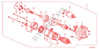 STARTMOTOR(DENSO)(2.0L) voor Honda ACCORD TOURER 2.0 ELEGANCE 5 deuren 6-versnellings handgeschakelde versnellingsbak 2012