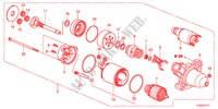 STARTMOTOR(DENSO)(DIESEL)(AT) voor Honda ACCORD TOURER 2.2 ELEGANCE 5 deuren 5-traps automatische versnellingsbak 2012