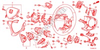STUURWIEL(SRS) voor Honda ACCORD TOURER 2.0 ELEGANCE 5 deuren 5-traps automatische versnellingsbak 2012