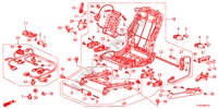 V. ZITTING COMPONENTEN(L.)(VOLLEDIG BEKRACHTIGDE ZITTING)(2) voor Honda ACCORD TOURER 2.2 TYPE S-H 5 deuren 6-versnellings handgeschakelde versnellingsbak 2012