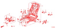 V. ZITTING COMPONENTEN(R.)(HANDMATIGE ZITTING) voor Honda ACCORD TOURER 2.4 S 5 deuren 5-traps automatische versnellingsbak 2012