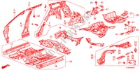 VLOER/BINNEN PANELEN voor Honda ACCORD TOURER 2.4 EXECUTIVE 5 deuren 5-traps automatische versnellingsbak 2012