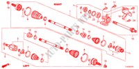 VOOR AANDRIJFAS/HALVE AS(2.4L) voor Honda ACCORD TOURER 2.4 EXECUTIVE 5 deuren 6-versnellings handgeschakelde versnellingsbak 2012