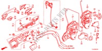 VOOR PORTIER SLOTEN/BUITEN HENDEL voor Honda ACCORD TOURER 2.0 ELEGANCE 5 deuren 5-traps automatische versnellingsbak 2012