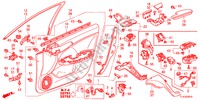 VOOR PORTIER VOERING(LH) voor Honda ACCORD TOURER 2.2 EXECUTIVE-H 5 deuren 6-versnellings handgeschakelde versnellingsbak 2012