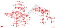 VOOR SUB FRAME/ACHTER BALK voor Honda ACCORD TOURER 2.0 S 5 deuren 5-traps automatische versnellingsbak 2012