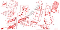 VOOR ZITTING(R.)(RH) voor Honda ACCORD TOURER 2.4 S 5 deuren 5-traps automatische versnellingsbak 2012