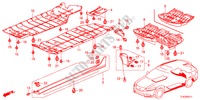 ZIJ DORPEL VERSIERING/ONDER AFDEKKING voor Honda ACCORD TOURER 2.2 ELEGANCE 5 deuren 5-traps automatische versnellingsbak 2012