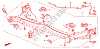 ACHTER AS voor Honda BALLADE VTI-L 4 deuren 5-traps automatische versnellingsbak 2011