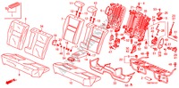 ACHTER ZITTING(VAL NEER APART) voor Honda CITY EX 4 deuren 5-versnellings handgeschakelde versnellingsbak 2011