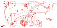 AIRCONDITIONER(SLANGEN/PIJPEN)(RH) voor Honda BALLADE VTI-L 4 deuren 5-traps automatische versnellingsbak 2011