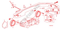 ANTENNE/LUIDSPREKER(LH)(2) voor Honda CITY EX 4 deuren 5-versnellings handgeschakelde versnellingsbak 2011