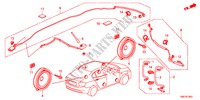 ANTENNE/LUIDSPREKER(RH)(2) voor Honda BALLADE VTI-L 4 deuren 5-traps automatische versnellingsbak 2011