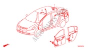 BEDRADINGSBUNDEL(4)(LH) voor Honda CITY 1.4ES 4 deuren 5-traps automatische versnellingsbak 2009