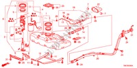 BRANDSTOF TANK voor Honda CITY EX 4 deuren 5-versnellings handgeschakelde versnellingsbak 2011