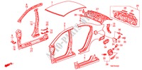 BUITEN PANELEN/ACHTER PANEEL voor Honda CITY LX-A 4 deuren 5-traps automatische versnellingsbak 2011
