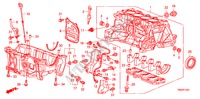 CILINDERBLOK/OLIEPAN(1.5L) voor Honda BALLADE VTI-L 4 deuren 5-traps automatische versnellingsbak 2011
