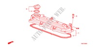 CILINDERKOP AFDEKKING voor Honda CITY LX-A 4 deuren 5-versnellings handgeschakelde versnellingsbak 2011