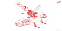 COMBINATIESCHAKELAAR voor Honda CITY LX-A 4 deuren 5-versnellings handgeschakelde versnellingsbak 2011
