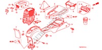 CONSOLE(LH)(2) voor Honda CITY 1.4ES 4 deuren 5-versnellings handgeschakelde versnellingsbak 2010