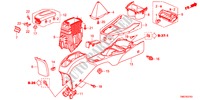 CONSOLE(RH)(2) voor Honda BALLADE VTI-L 4 deuren 5-versnellings handgeschakelde versnellingsbak 2011