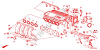 INLAAT SPRUITSTUK voor Honda CITY LX 4 deuren 5-traps automatische versnellingsbak 2011