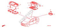 INTERIEUR VERLICHTING voor Honda CITY LX-A 4 deuren 5-versnellings handgeschakelde versnellingsbak 2011
