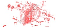 KOPPEL CONVERTER HUIS voor Honda BALLADE VTI 4 deuren 5-traps automatische versnellingsbak 2011