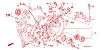 KOPPELINGKAST voor Honda CITY EX 4 deuren 5-versnellings handgeschakelde versnellingsbak 2011