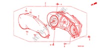 METER(NS) voor Honda CITY 1.4ES 4 deuren 5-traps automatische versnellingsbak 2009
