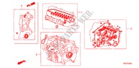 PAKKINGPAKKET voor Honda BALLADE VTI-L 4 deuren 5-traps automatische versnellingsbak 2011