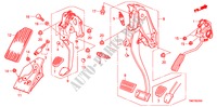 PEDAAL(LH) voor Honda CITY EX 4 deuren 5-versnellings handgeschakelde versnellingsbak 2011