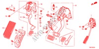 PEDAAL(RH) voor Honda BALLADE VTI 4 deuren 5-traps automatische versnellingsbak 2011
