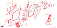 PILAAR AFWERKING voor Honda BALLADE VTI-L 4 deuren 5-traps automatische versnellingsbak 2011