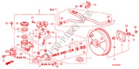 REM HOOFDCILINDER/HOOFDSPANNING(LH)(1) voor Honda CITY EX-A 4 deuren 5-versnellings handgeschakelde versnellingsbak 2011