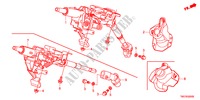 STUURKOLOM voor Honda CITY EX 4 deuren 5-versnellings handgeschakelde versnellingsbak 2011