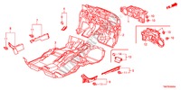 VLOERMAT voor Honda CITY EX 4 deuren 5-versnellings handgeschakelde versnellingsbak 2011