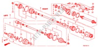 VOOR AANDRIJFAS/HALVE AS(AT) voor Honda CITY LX-A 4 deuren 5-traps automatische versnellingsbak 2011