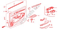 VOOR PORTIER VOERING(LH) voor Honda CITY LX-A 4 deuren 5-traps automatische versnellingsbak 2011