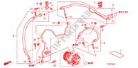 AIRCONDITIONER(SLANGEN/PIJPEN)(RH) voor Honda INSIGHT S 5 deuren CVT versnellingsbak 2011