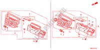 AUDIO UNIT(LH) voor Honda INSIGHT COMFORT 5 deuren CVT versnellingsbak 2011