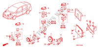 BEDIENINGSEENNEID(MOTORRUIMTE)(LH) voor Honda INSIGHT COMFORT 5 deuren CVT versnellingsbak 2011