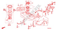BRANDSTOF TANK voor Honda INSIGHT COMFORT 5 deuren CVT versnellingsbak 2011